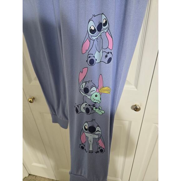Disney stitch large women's jogger style pajama pants - Picture 2 of 10
